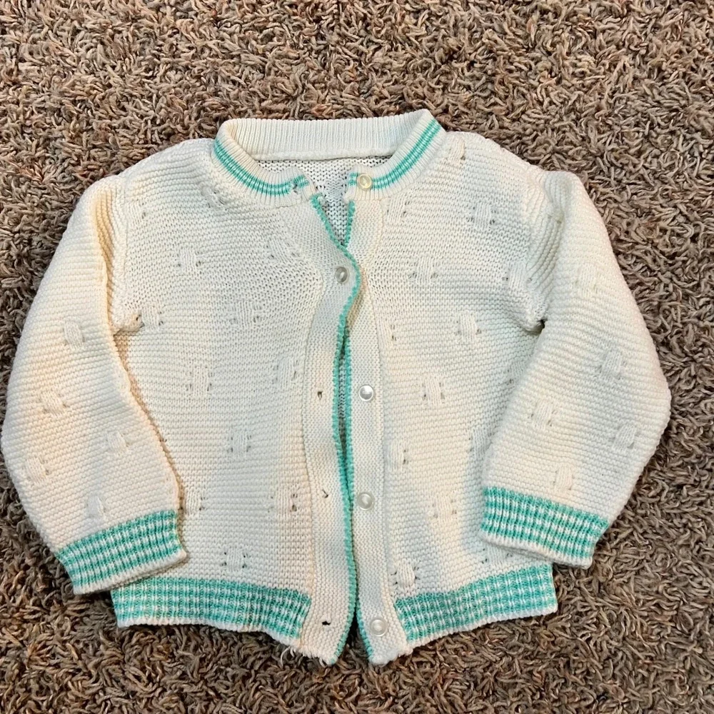 Baby Bundle 5pc Clothing Set 0-12M Pastel‎ Sweaters Romper Sleep Sack